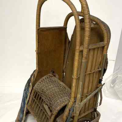 1902 Reed Baby Carrier "Oriole Go-Basket"