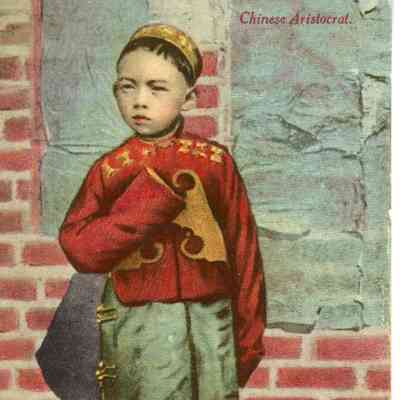 Chinese Aristocrat; Postcard