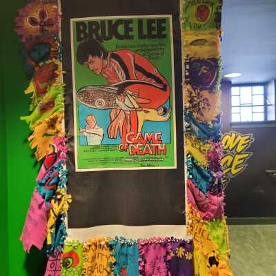 "Game of Death" Knotted Community Quilt
