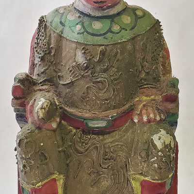 Wood statuette