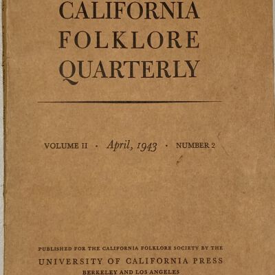 California Folklore Quarterly