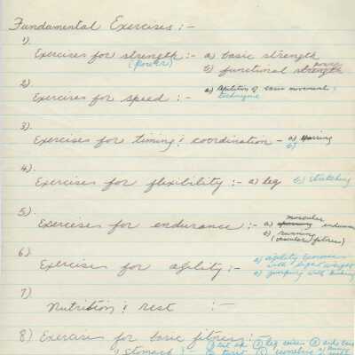 Fundamental Exercises