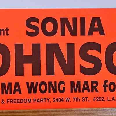 Bumper sticker