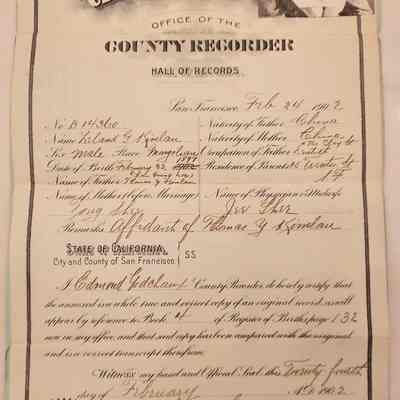 Certificate of Birth