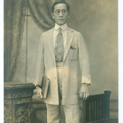 Postcard, Portrait of a Chinese man