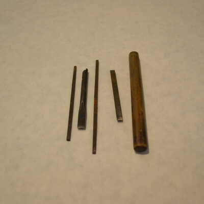 handle, four chisel heads