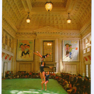 Postcard Set, China, Shanghai, Acrobatic Gymnastics