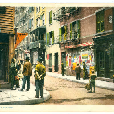 Postcard, New York, Chinatown, In Chinatown, New York