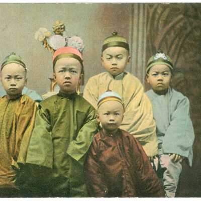 A Group of Chinese Children