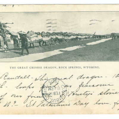 Postcard, Rock Springs, The Great Chinese Dragon, Rock Springs, Wyoming