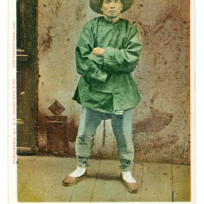 Postcard, San Francisco, Chinatown, A Chinese Highbinder