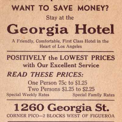 Georgia Hotel-Los Angeles