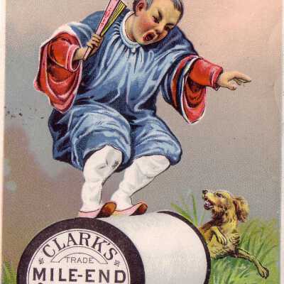 Clark Mile-end Trade Mark Spool Cotton