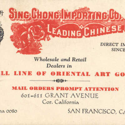 Sing Chong Importing Co.