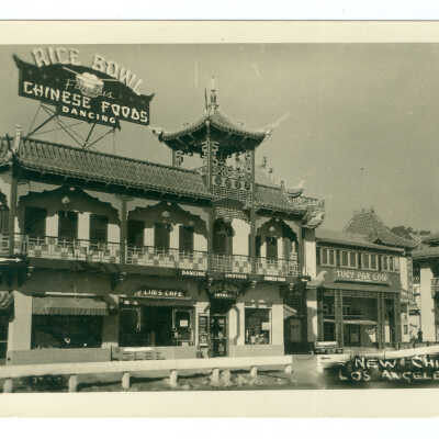 Postcard, Los Angeles, Chinatown, New Chinatown, Los Angeles