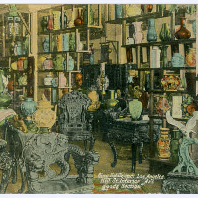 Postcard, Los Angeles, Chinatown, Sing Fat Co. Inc.