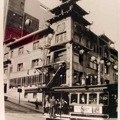 Photograph, Chinatown, California & Grant Ave., SF