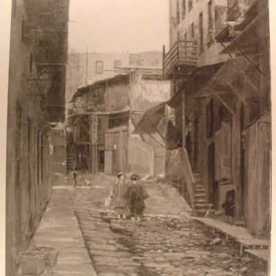 Photograph, Chinatown, Gold Mining Days, 1850, SF