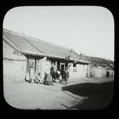 Glass Lantern Slide, Men