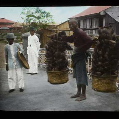 Glass Lantern Slide, Men