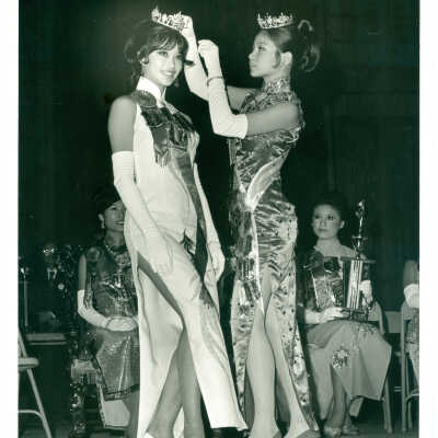 Photograph, Two Miss Chinatown competitors