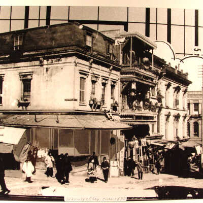 Photograph, Chinatown, Waverly & Clay Sts., 1870, SF