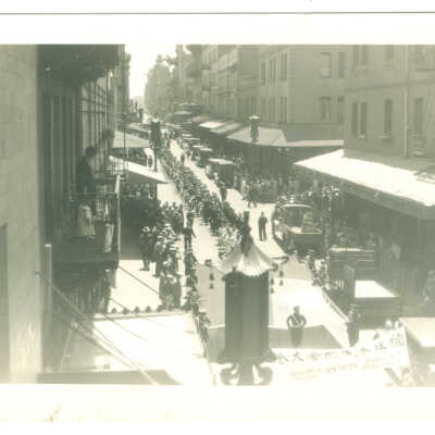 Postcard, San Francisco, Sun Yat-Sen Funeral Procession