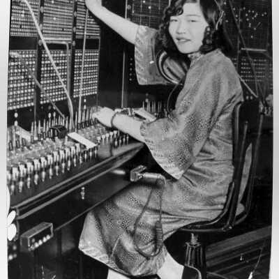 Photograph, Chinatown, Telephone Operator, SF