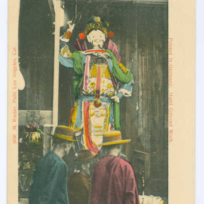 Postcard, Los Angeles, Celebrating Chinese New Year