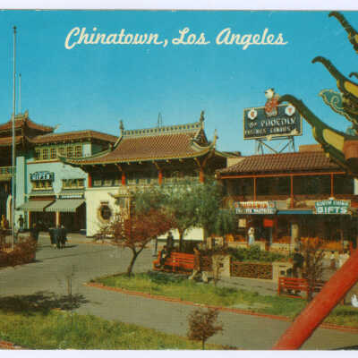 Postcard, Los Angeles, Chinatown, Chinatown, Los Angeles