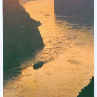 Postcard Set, China, Sichuan, The Three Gorges on the Yangtze