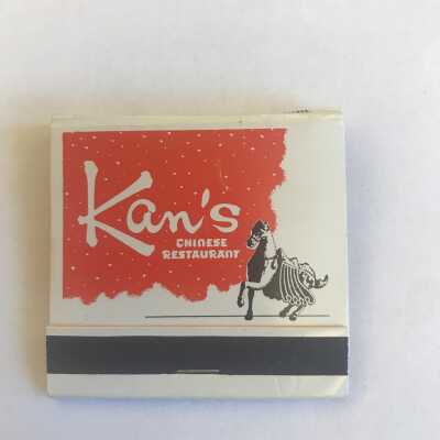Kan's Restaurant Matchbook