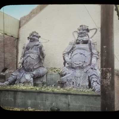 Glass Lantern Slide, Temple