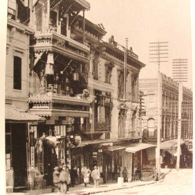 Photograph, Chinatown, Clay & Grant Sts., 1800's, SF