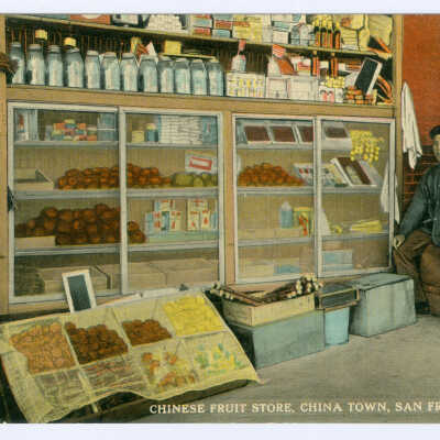 Chinese Fruit Store, Chinatown, San Francisco, Cal.