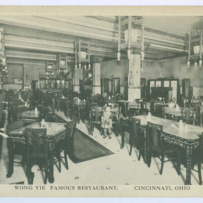 Postcard, Ohio, Cincinnati, Wong Yie Famous Restaurant, Cincinnati, Ohio