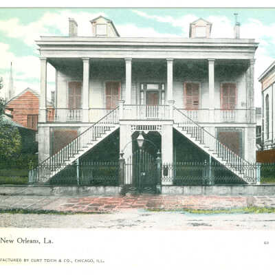 Postcard, New Orleans, Chinese Church, Liberty Street