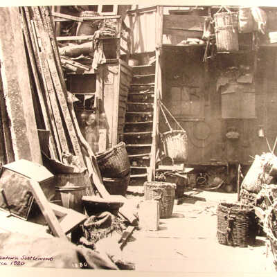 Photograph, Chinatown, Early Settlement, 1880, SF