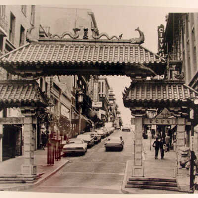 Photograph, Chinatown, Grant Ave., Gate to Chinatown, SF