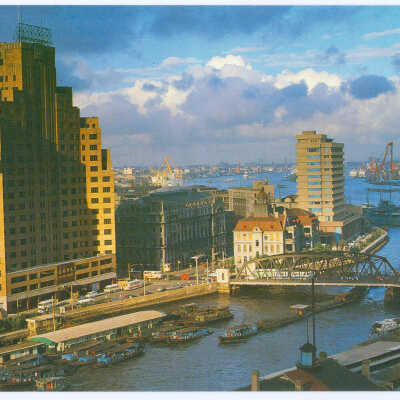 Postcard Set, China, Shanghai, Wai Baidu Bridge in Shanghai