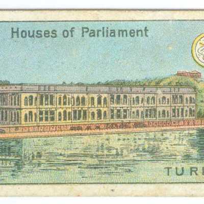 Tobacco Card, Houses Of Parliament, Turkey