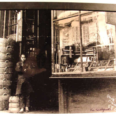 Photograph, Chinatown, pre earthquake, SF