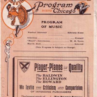 "Majestic Theatre" Program of Music