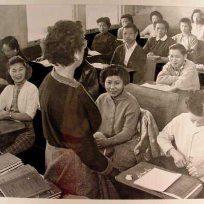 Classroom with Students, Chinatown, San Francisco