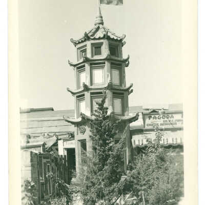 Postcard, Los Angeles, The Pagoda, China City
