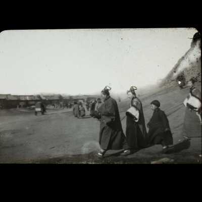 Glass Lantern Slide, Women