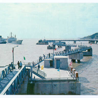 Postcard Set, China, Shanghai, Chenshan Crude Oil Wharf