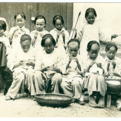 Postcard, Mission School Boys