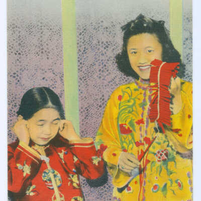 Charming Girls at Chinatown, San Francisco, California