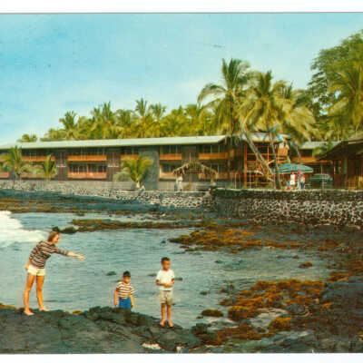 Postcard, Kona, Waikiki Lodge